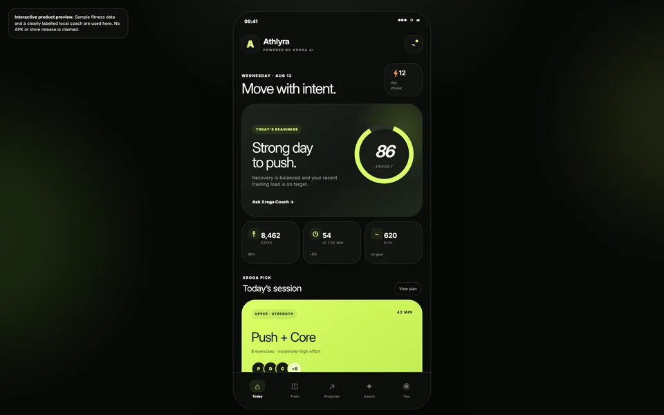Athlyra Fitness Tracker